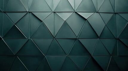 Poster - Geometric Triangular Pattern on Dark Background for Design Projects