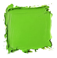 Poster - Green paint texture abstract composition, vibrant color concept