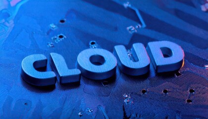Poster - Cloud Technology Representation in Digital Art