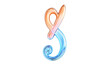 © Logo Killers - Abstract swirling letter S, vibrant colors, gradient background, design element