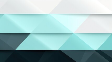 geometric black and white mint
