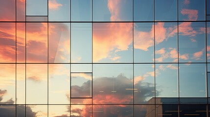 Wall Mural - dreamy abstract office windows