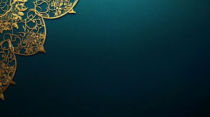 background with golden ornament