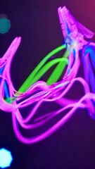 Aufkleber - abstract blue background with space