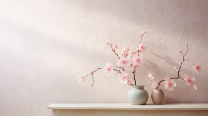 Wall Mural - blush textured wallpaper