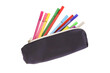 © NuFa Studio - Colorful pens in a pencil case. Back to school supplies