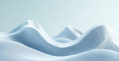 Wall Mural - Silky flowing curves