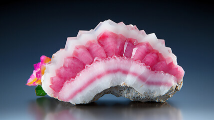 Poster -  rhodochrosite's striking bands