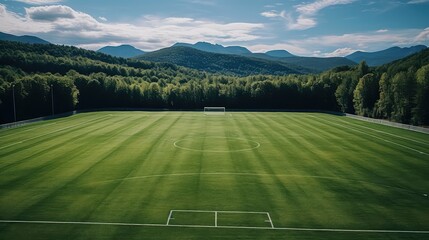 Wall Mural - field green turf