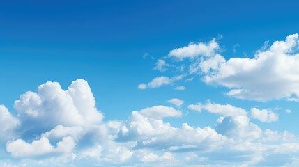 Poster - calm blue sky clouds