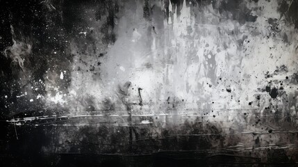 Poster - artistic black grunge background