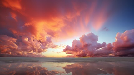 Canvas Print - clouds white sky