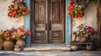 Poster - latch front doors