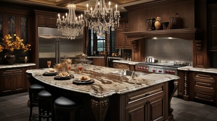 Wall Mural - sophisticated kitchens luxury