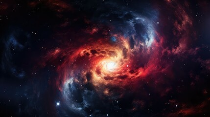Wall Mural - image galaxy black