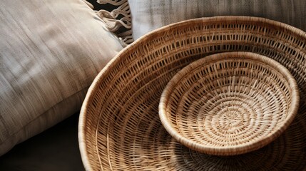 Wall Mural - element woven basket texture