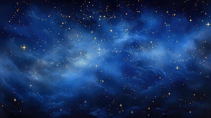 Wall Mural - sky royal blue painting
