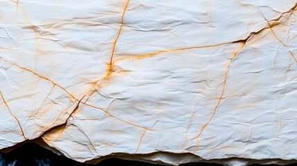 Wall Mural - White and Yellow Stone Texture with Veins