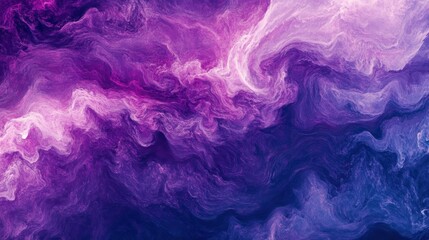 Wall Mural - Abstract Purple Nebula: A Cosmic Dance of Hues