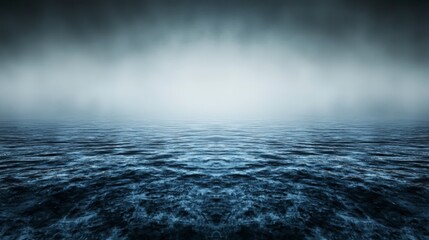 Aufkleber - Abstract void of muted tones serene water reflection tranquil environment enigmatic concept