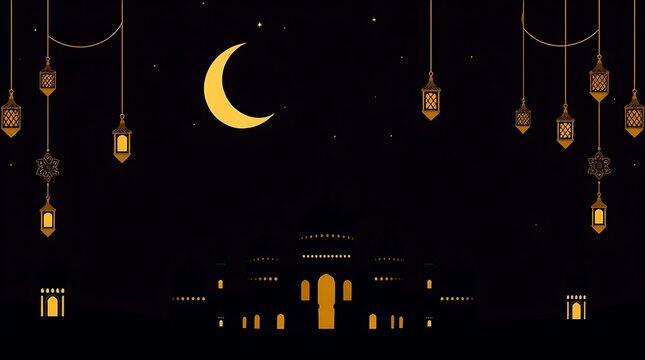 Islamic Background design for Ramadan Karen Vector Template
