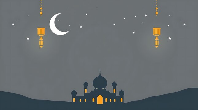 Islamic Background design for Ramadan Karen Vector Template