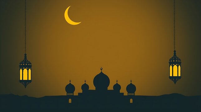 Islamic Background design for Ramadan Karen Vector Template