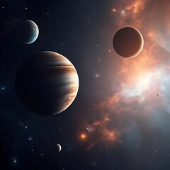 planet in space