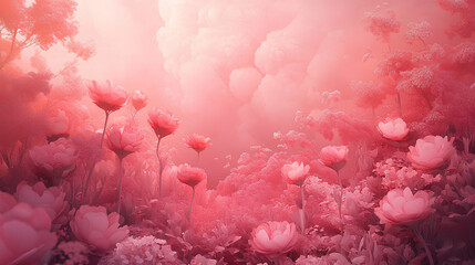 Poster - pink background