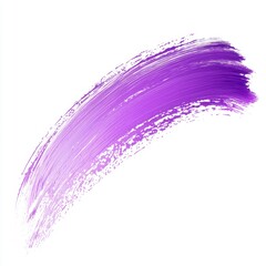 Wall Mural - Vibrant Abstract Purple Brush Stroke on White Background Signifying Creativity and Artistic Expression Capturing the Essence of Color and Motion in Contemporary Art