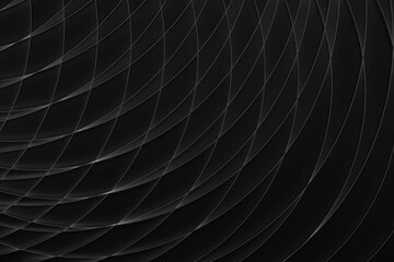Poster - urban modern rich abstract background, pattern - glossy light thin curved lines, striped on black co