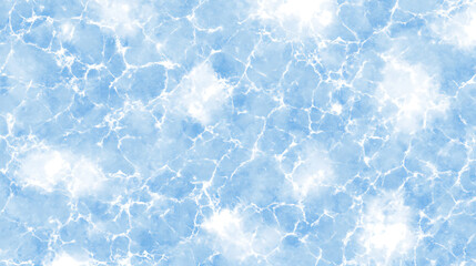 Poster - Abstract Blue Watercolor with Delicate Cracks Texture for Background and Artistic Compositions