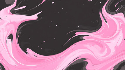 Poster - Abstract Swirl of Pink and Gray Tones in Fluid Motion Creating a Dynamic Backdrop Art Design