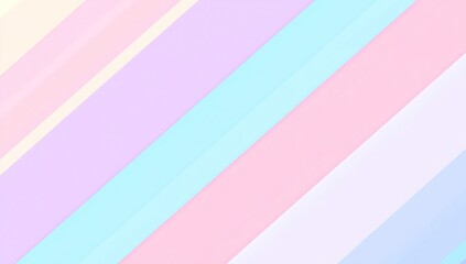 Poster - Pastel Diagonal Stripes: Abstract Background Design for Creative Projects and Digital Art