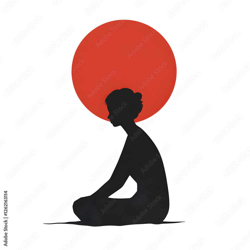 Feeling merciful a minimalist design of compassionate reflection indoor ...