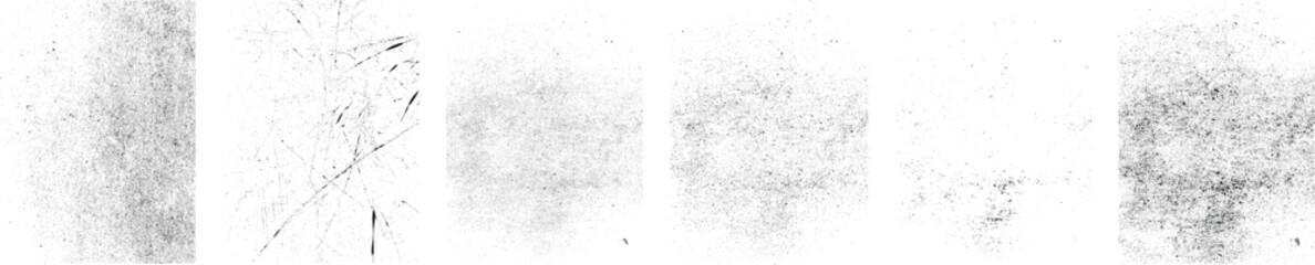 Leinwandbilder - Grunge textures set. Collection of vector, distress, textures .Simply Place grungy textured overlay over any Object to Create grunge ,dirty effect .Various distressed texture for your design. 