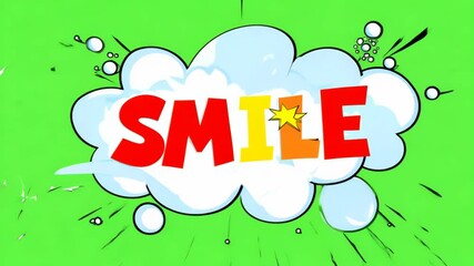 Aufkleber - A colorful background with a large open sign in the middle. The sign says 