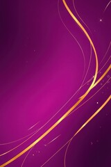 Poster - Vibrant swirls of gold dance across a rich purple backdrop to create a captivating abstract masterpiece
