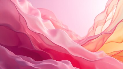 Poster - Abstract composition in shades of pink, showcasing modern design and vibrant colors