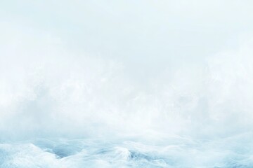 Wall Mural - frosty winter landscape, ethereal clouds, light sky, background texture, website banner