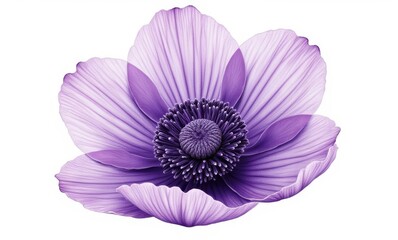 Canvas Print - Stunning purple flower in bloom