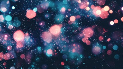 Poster - Rapidly moving vibrant neon fiber optic cables generate abstract patterns with multicolored lights set against a dark backdrop, producing an electrifying visual effect