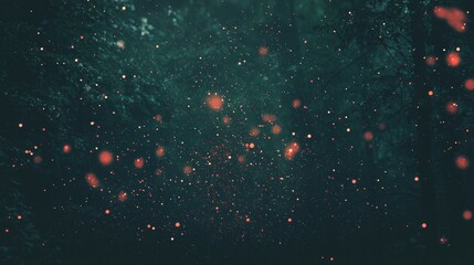Poster - An abstract composition of swirling red and orange lights is presented in this image, conveying the dynamic concepts of energy, motion, and creativity