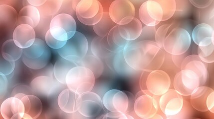 Wall Mural - Abstract bokeh lights background, pastel colors