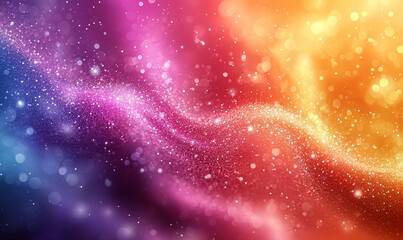 Poster - pastel-colored abstract design with shades of pink, purple, red, blue, yellow, and white. these colo