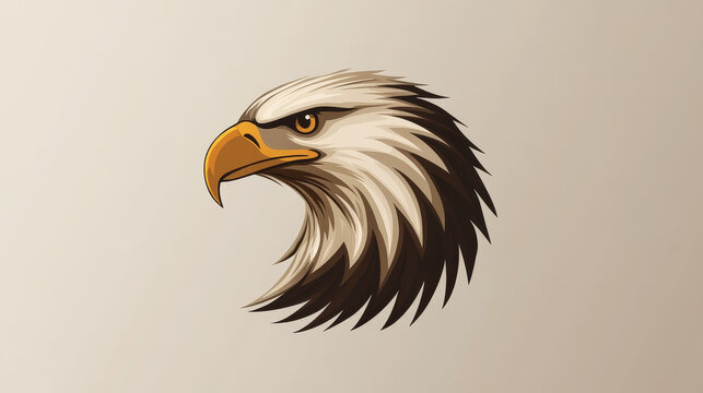 Heraldry eagle symbol, such  a logo. Jpeg version also available