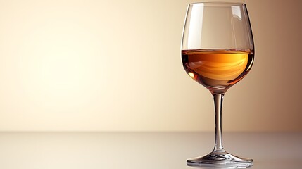Elegant crystal wine glass with subtle highlights isolated on a clean white background in a professional studio photography setting perfect for use in advertisements branding and product displays