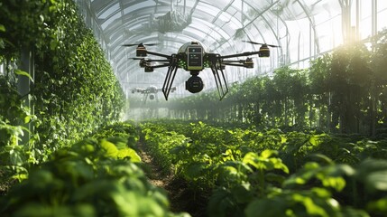 Poster - a future-focused innovation hub in agriculture where drones, ai-powered sensors, and vertical farmin