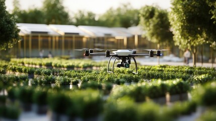 Poster - a future-focused innovation hub in agriculture where drones, ai-powered sensors, and vertical farmin