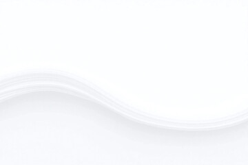 Wall Mural - white color scheme abstract background curved shape wavy lines
